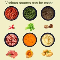 USB Wireless Electric Garlic Masher 250ml Press Mincer Vegetable Chili Meat Grinder Food Chopper Kitchen Accessories 6 Blades 5