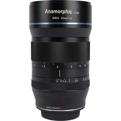 SIRUI 아나모픽 렌즈 시네마 렌즈, 라이카 L M4/3 M43  E 캐논 R RF EOSM EF-M MFT/APS-C 카메라용, 35mm F1.8 1.33x