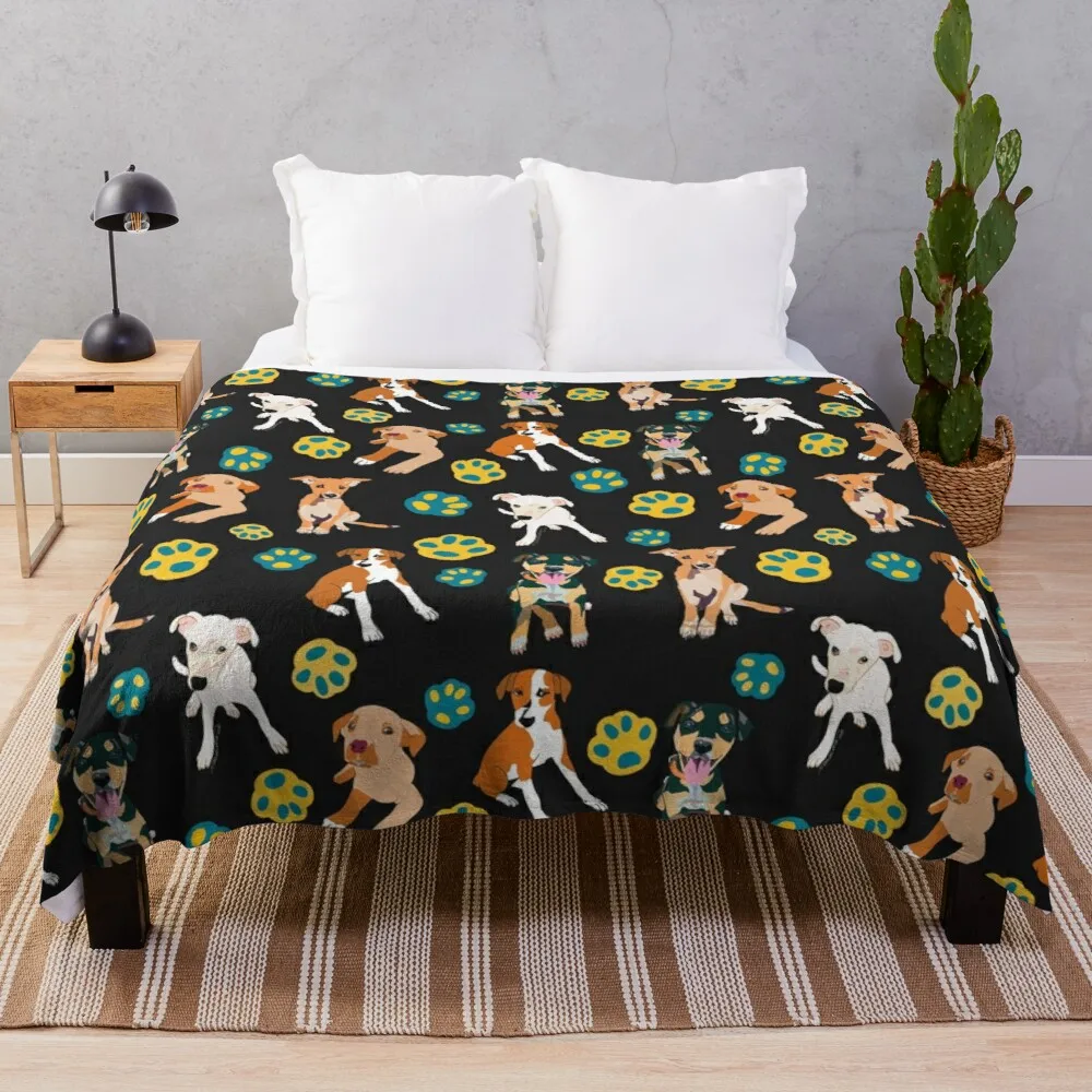 

Potcake Mania Throw Blanket synthetic skin blanket jacquard blankets ands decorative blankets blankets for baby