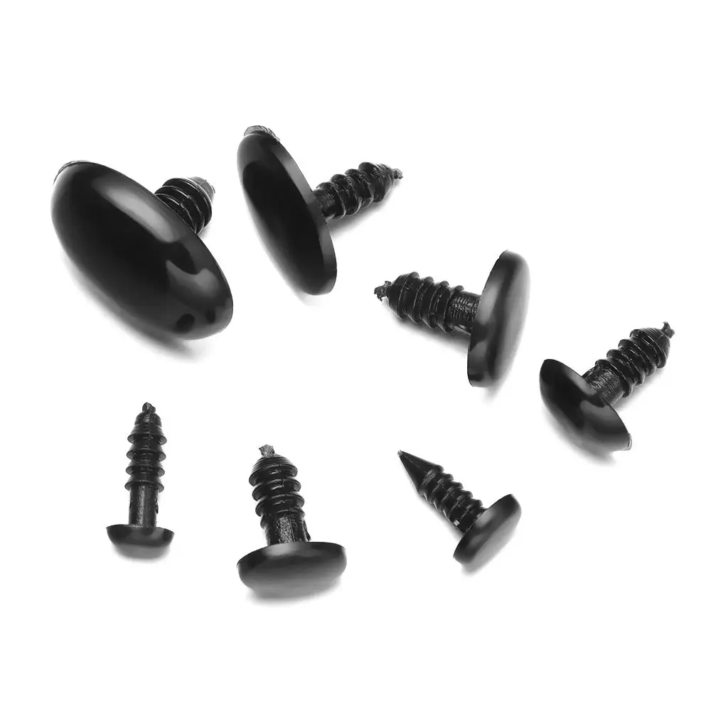 50/100pcs Plastic Bear Buttons   Noses Safety Parts Dolls Accessories Oval Animal Noses