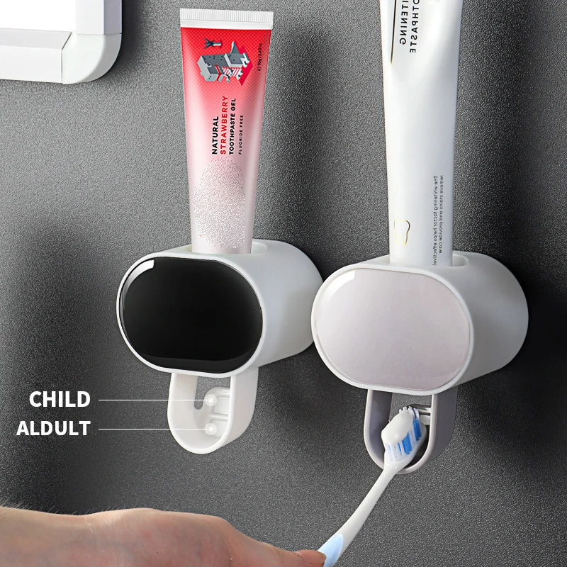 Automatic Toothpaste Dispenser Bathroom Accessories Toothbrush Holder Dental Cream Dispenser bathroom accessories set soap dispenser toothpaste squeezer
