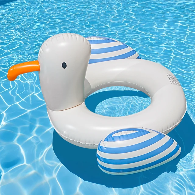 1pc Seagull Swim Ring Summer pool floats, Beach and Pool Swim Aid, Beach Toys for Pool Party 4