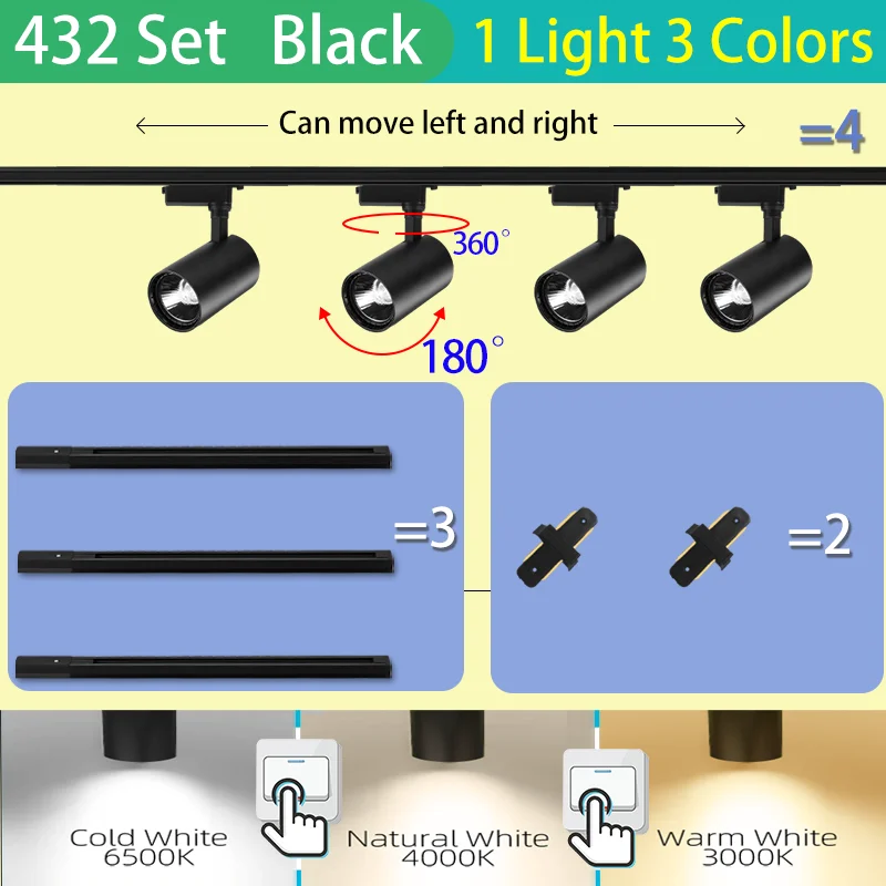 1 Set black (432)