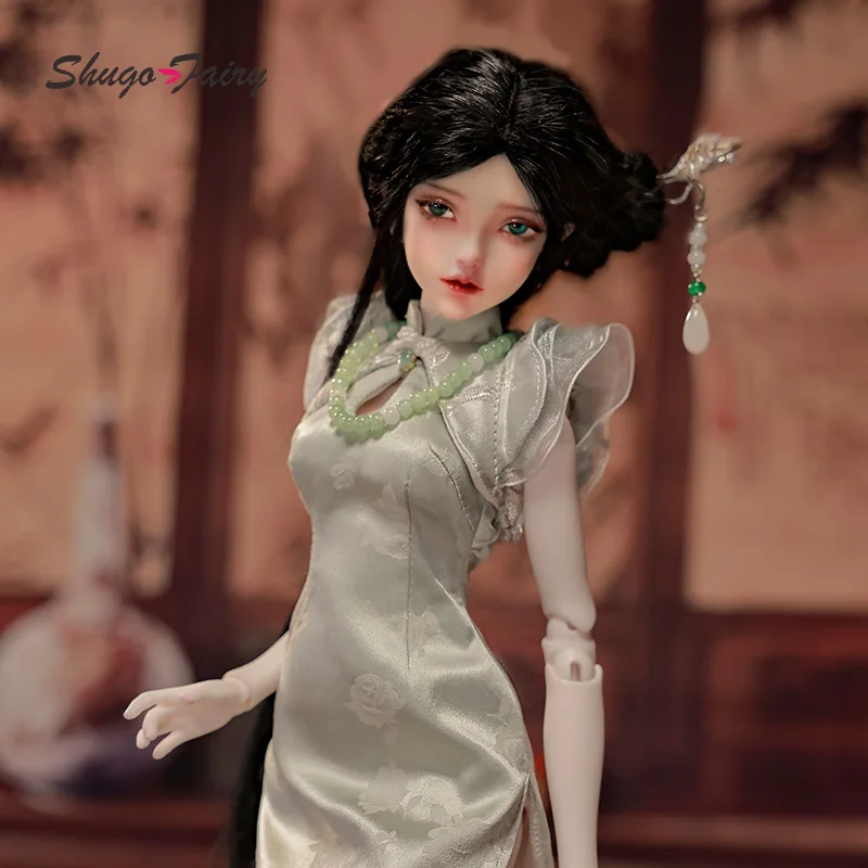 

Шарнирная кукла 1/4 Tang, полный комплект, Bariy Blythe Jiangnan, энергичная Новая игрушка в китайском стиле для девочек, шарнирные куклы из смолы с шариками, шангафнань