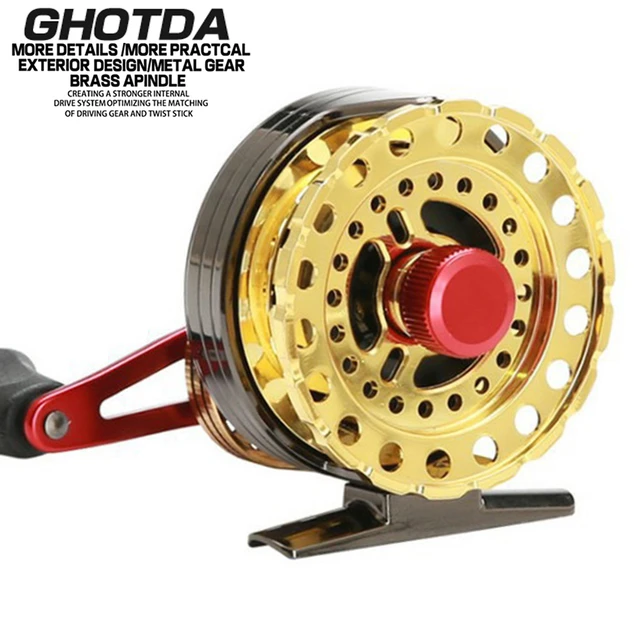 Winter Shrimp Fishing Rods Raft Reel Wheel Ice Rod Fishing Reels Spinning  Wheel Sea Fishing Baitcasting Reel Fish Accessories - AliExpress