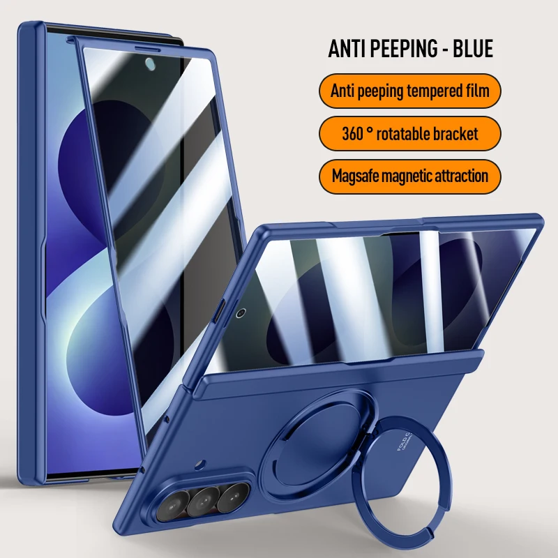 Premium All-in-One Case with Rotating Stand and Screen Protector - Smooth Finish