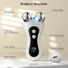 Facial Massager EMS Microcurrent Roller Device For Face Lifting Skin Tighten Double Chin Remover Tools 6