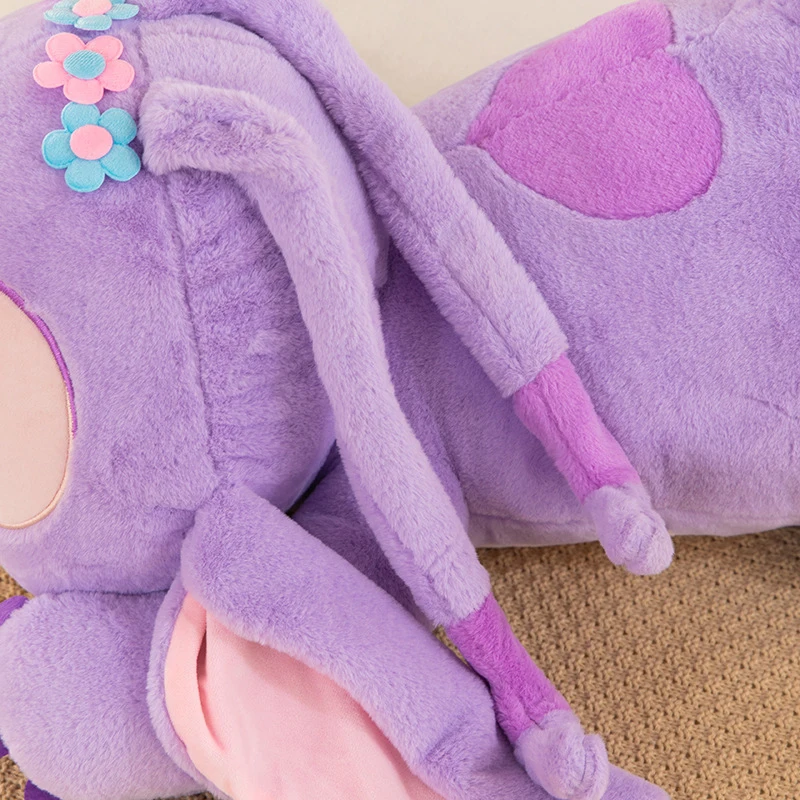 Disney Lilo and Stitch Plush Toys Prone Cute 55/80cm Anime Stich Doll Stuffed Plushie Angel Pillow Soft Gift for Children Kawaii 4