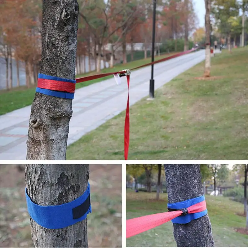 Adults Kids Slackline Kit Extreme Sports Wear-resistant Slackline Balance Training Walking Backyard Outdoor Fitness Equipment