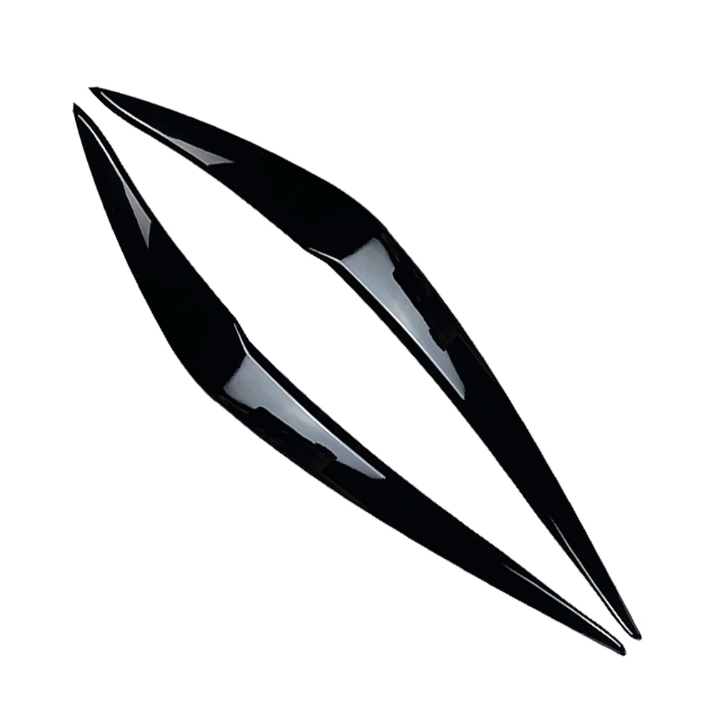 Car Accessories 1Pair Car Front Headlight Eyebrow Eyelid Cover Accessories For BMW 1 Series F20 Late 118i 120i 2015