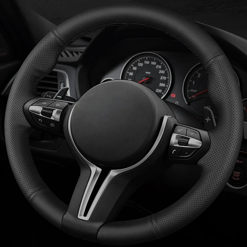 Benutzerdefinierte Auto Lenkrad Abdeckung M Sport F31 F34 F10 F11 F07 X3 F25 F32 F33 F36 X1 F48 X2 F39 Lenkrad Abdeckung Für BMW F30