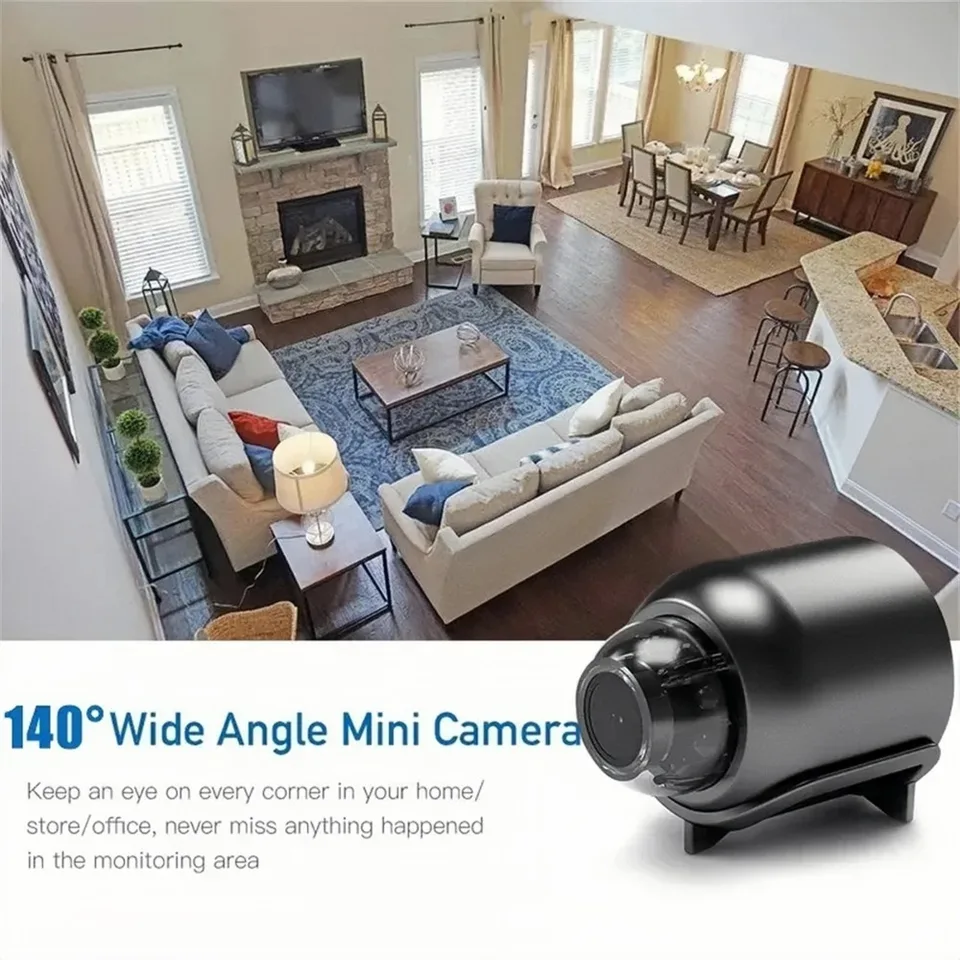 Mini Telecamera Spia HD 1080P Con Rilevamento Movimento E Visione Notturna – Per Casa
