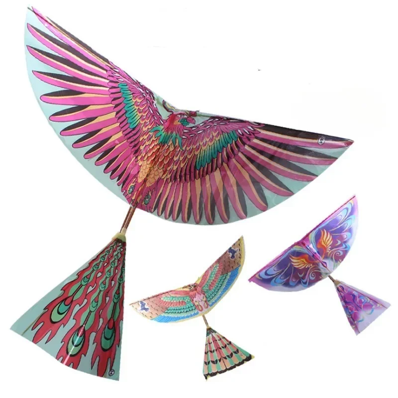 Kids Flying Birds Kite Elastic Rubber Band Powered Flying Birds Kite Funny Kids Toy Outdoor Sports Parent Child Interactive Toys 3