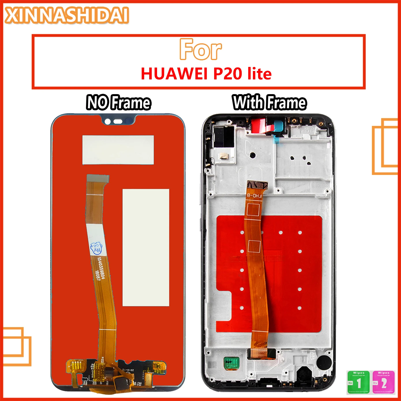 ЖК-дисплей 5 84 дюйма для Huawei P20 Lite / Nova 3E ANE-LX1 дисплей с сенсорным экраном дигитайзер