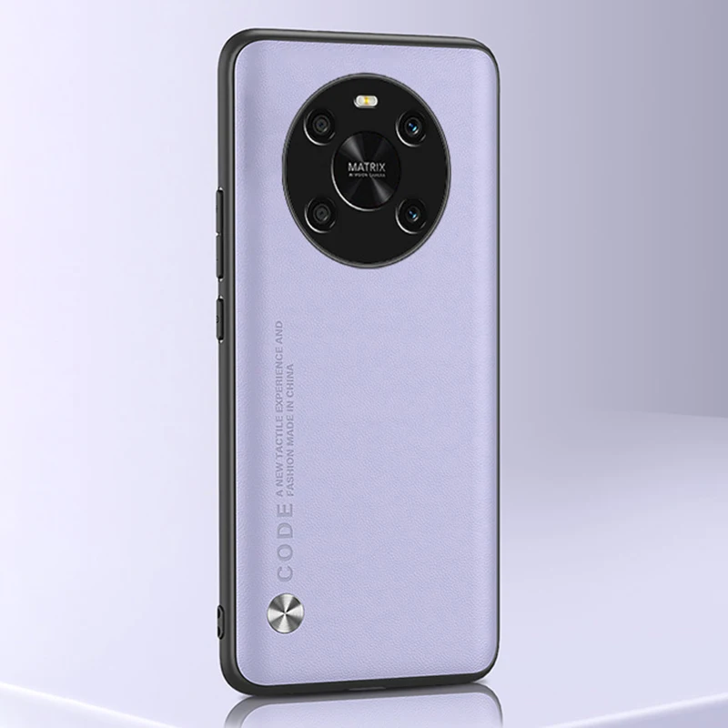 Luxury PU Leather Matte Phone Case with Full Protection
