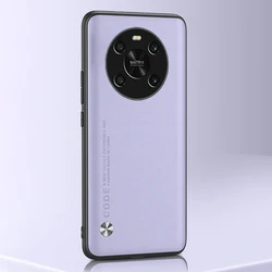Custodia per telefono in PU pelle opaca di lusso con protezione totale per Honor
