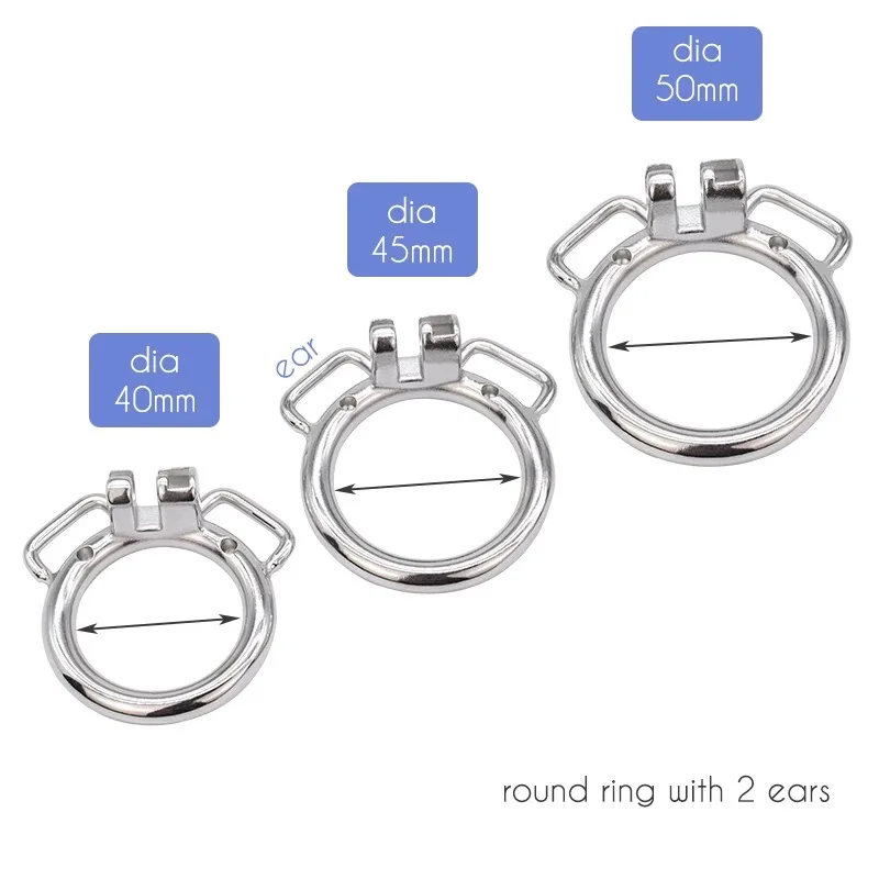 Metal Male Chastity Cage Secure Locking Device For Men_voghion.com