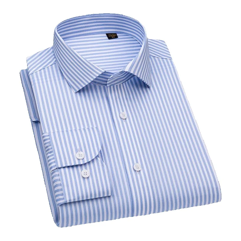 CT 【Fadenzahl 200, vierlagig】DP Ready-to-Wear, bügelfrei, hochwertige, reine Baumwolle, Langarm, für Herren, Business, Professional_voghion.com