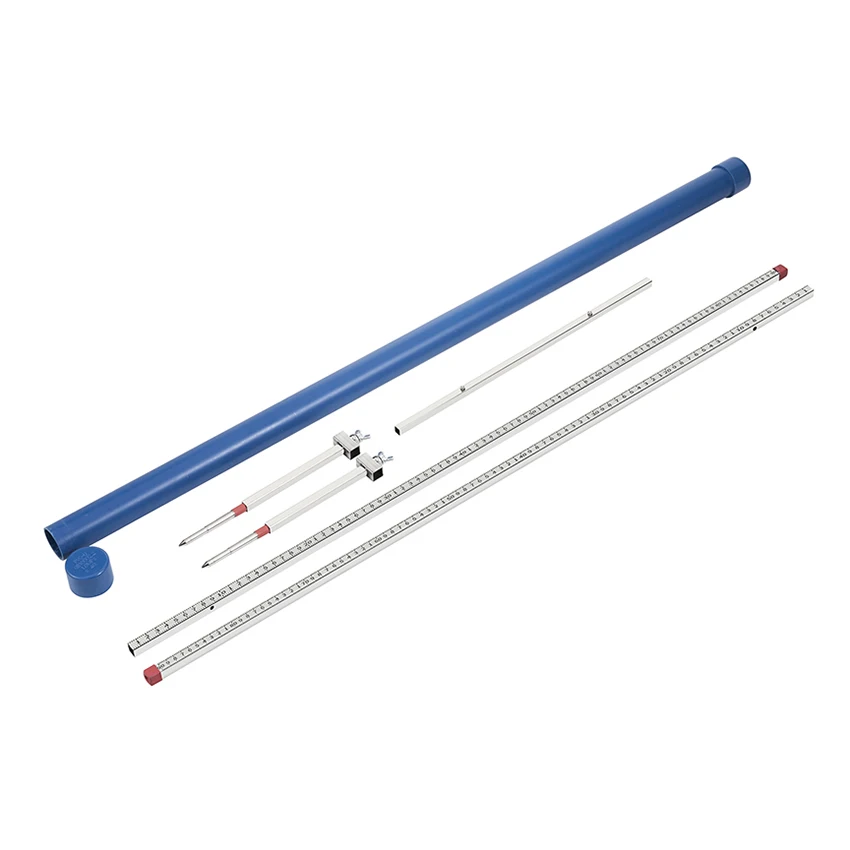 Metal Ruler Auto Body Measuring Tools Car Sheet Metal Repair Tools Accident Body Beam Repair Correction Inspection Stainless Steel 2D Measuring Ruler