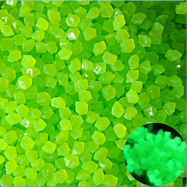 500Db Ragyogás A Sötét Kertben Kavicsos Glow Stones Sziklák Járdákhoz Kerti Út Teraszos Fűnyertes Udvari Dekoráció Fényes Kövek - Image 5
