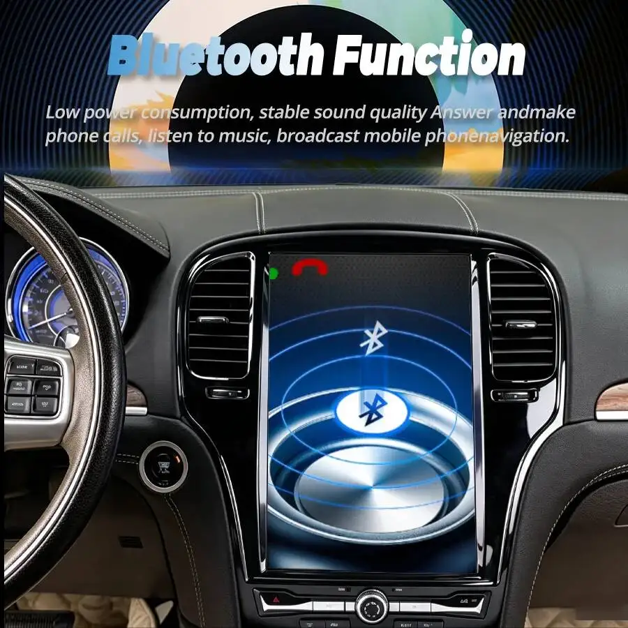 Navigatore da 14,5 Pollici per Chrysler 300 300C 300S 2011-2023, Stereo GPS Android Auto Multimedia Carplay Audio 4G WiFi Bluetooth - Image 3