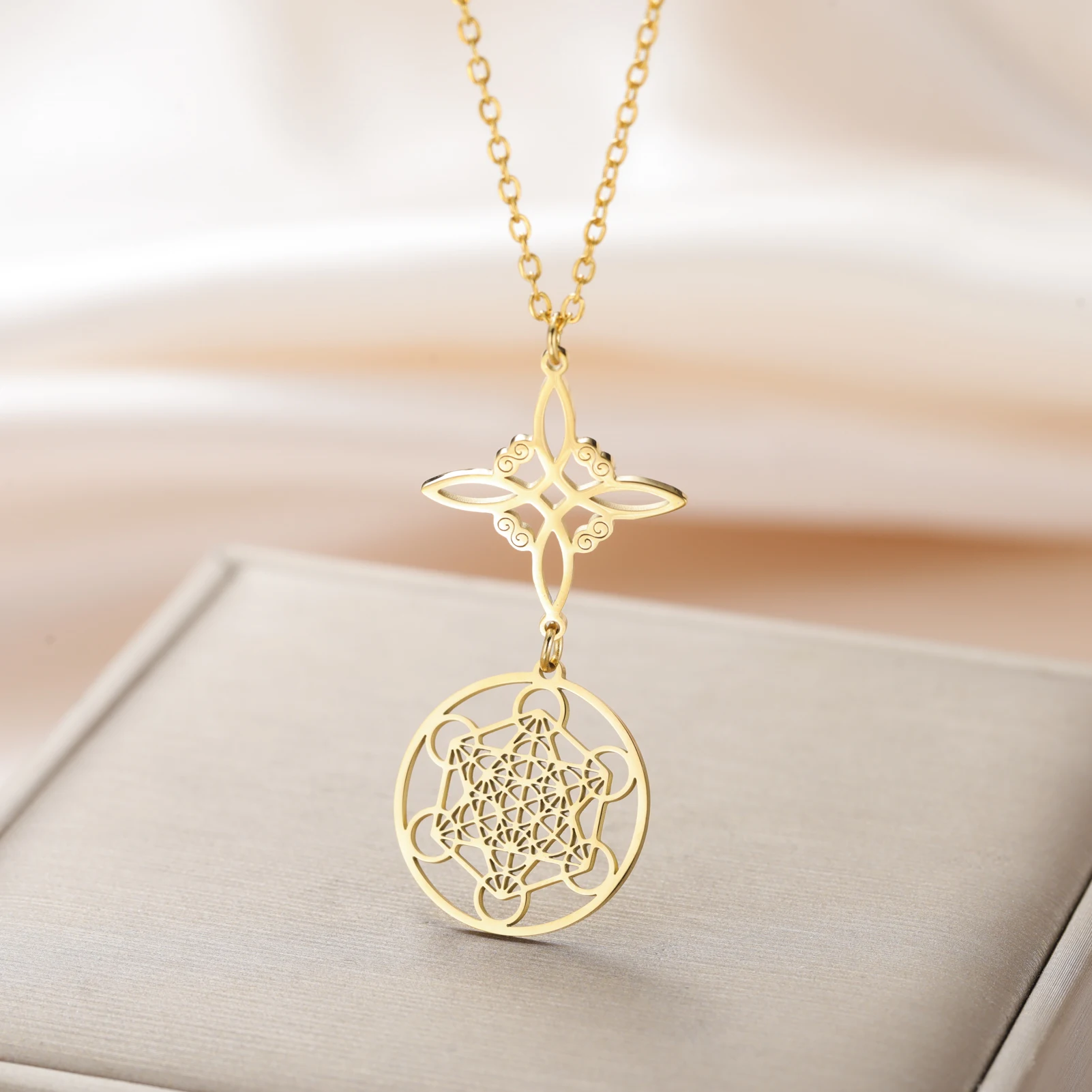 Collar Amuleto Protección Metatrón