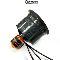 QX-MOTOR 50mm EDF Ducted fan 12 blades CW CCW QF2611 3300/4000/4600/5000KV Brushless motor For FMS Multirotor Airplane Toy Parts - Image 4