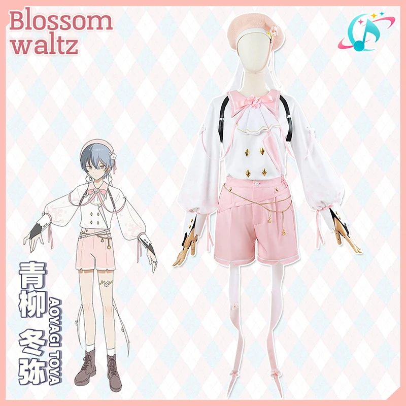 

Game PJSK Toya Cosplay Costume Aoyagi Toya Cosplay Pink Shorts Set Project Sekai Halloween Outfits Women Men Unisex Suit Uniform