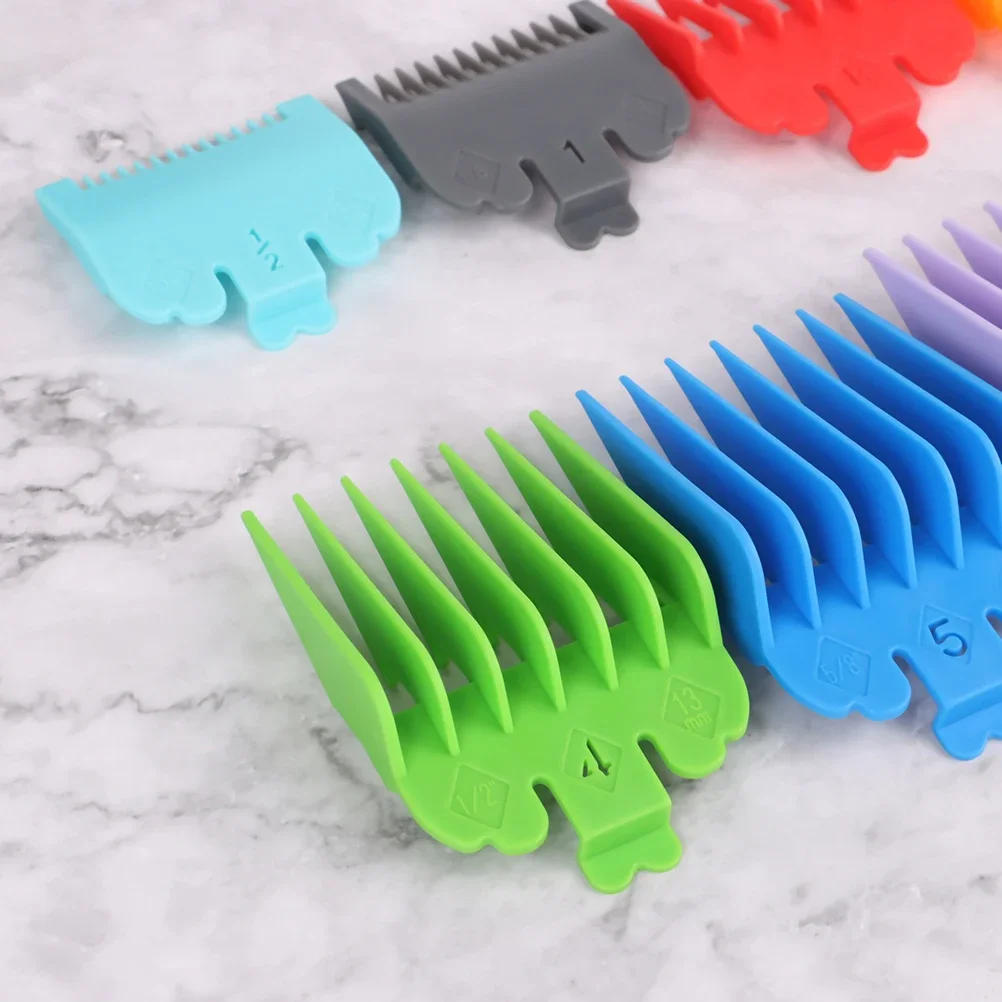 10Pcs Universal Hair Clipper Limit Comb Guide Limit Comb Trimmer Guards Attachment Professional Hairdressing Tools 4