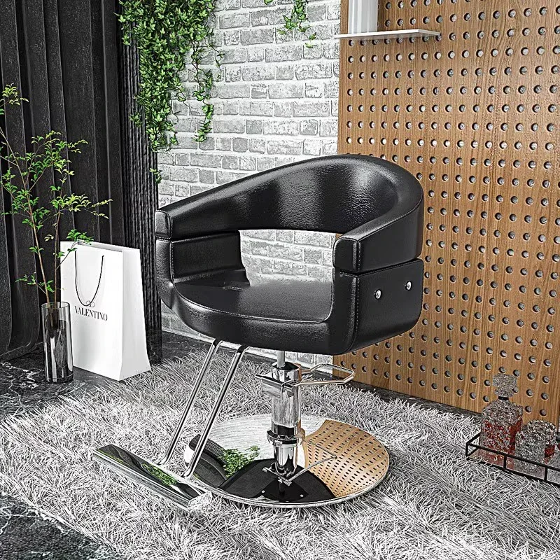 

Swivel Aesthetic Beauty Furniture Stool Height Adjustable Chair Professional Barber Chairs Nail Salon Reclining Hairstyle Sillas