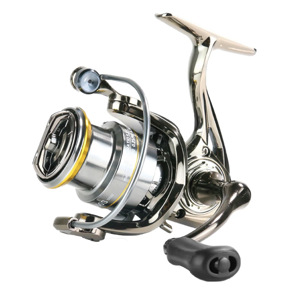 

Spinning Reel 5+1 Ball Bearings 5.2:1 Levels Ratio High Speed 8kg Max Drag Fishing Reel For Outdoor Freshwater Saltwater
