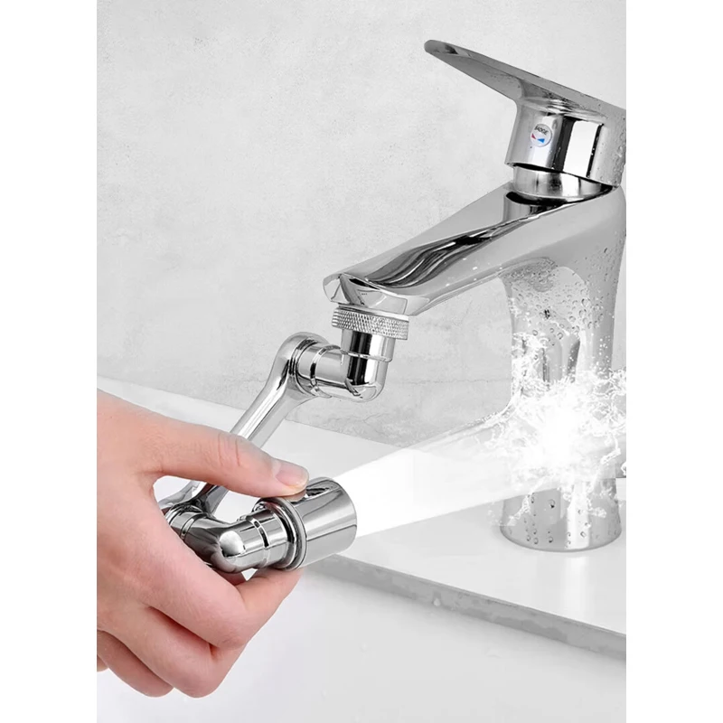 1080° Universal Rotation Faucet Extender Sprayer Head Kitchen Robot Arm Extension Faucets Mixer Aerator Bubbler Water Tap Nozzle 2