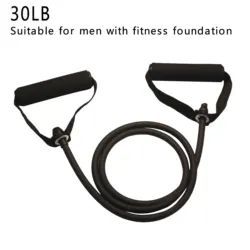 Enhanced Resistance Bands for Strength Training - Durable Exercise Bands with Comfortable Handles for Home Workouts (30LB)