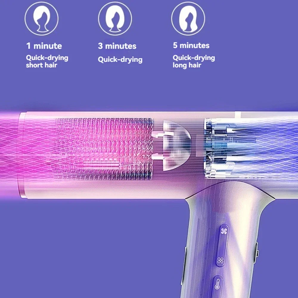 Mini Professional Negative Ion 110000rpm Hair Dryer Brushless Motor Air Blower Fast Drying Constant Temperature Salon Hair Tools 4