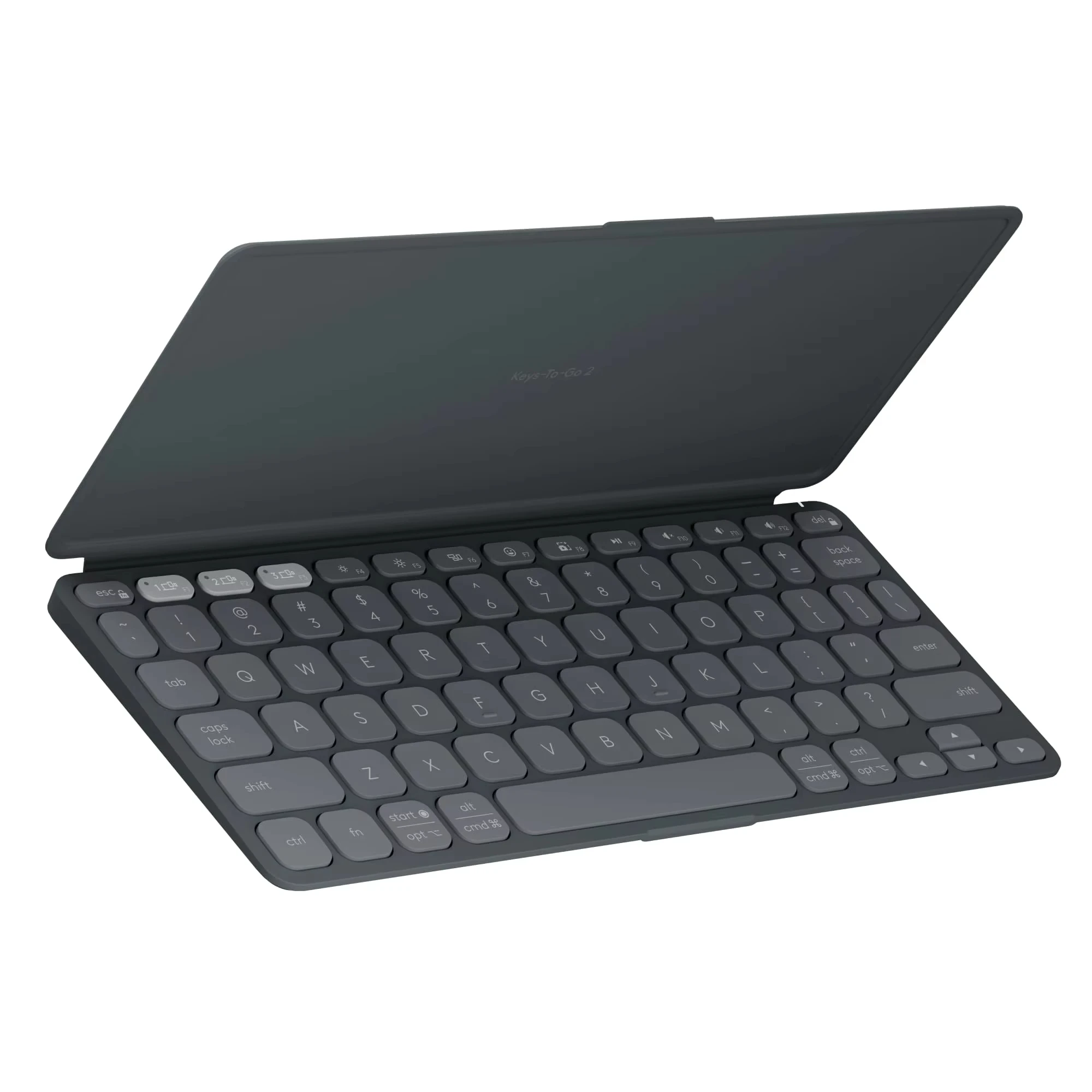 Logitech Keys To Go 2 wireless Bluetooth office keyboard with built-in protective cover, ultra-thin and portable iPad, Mac