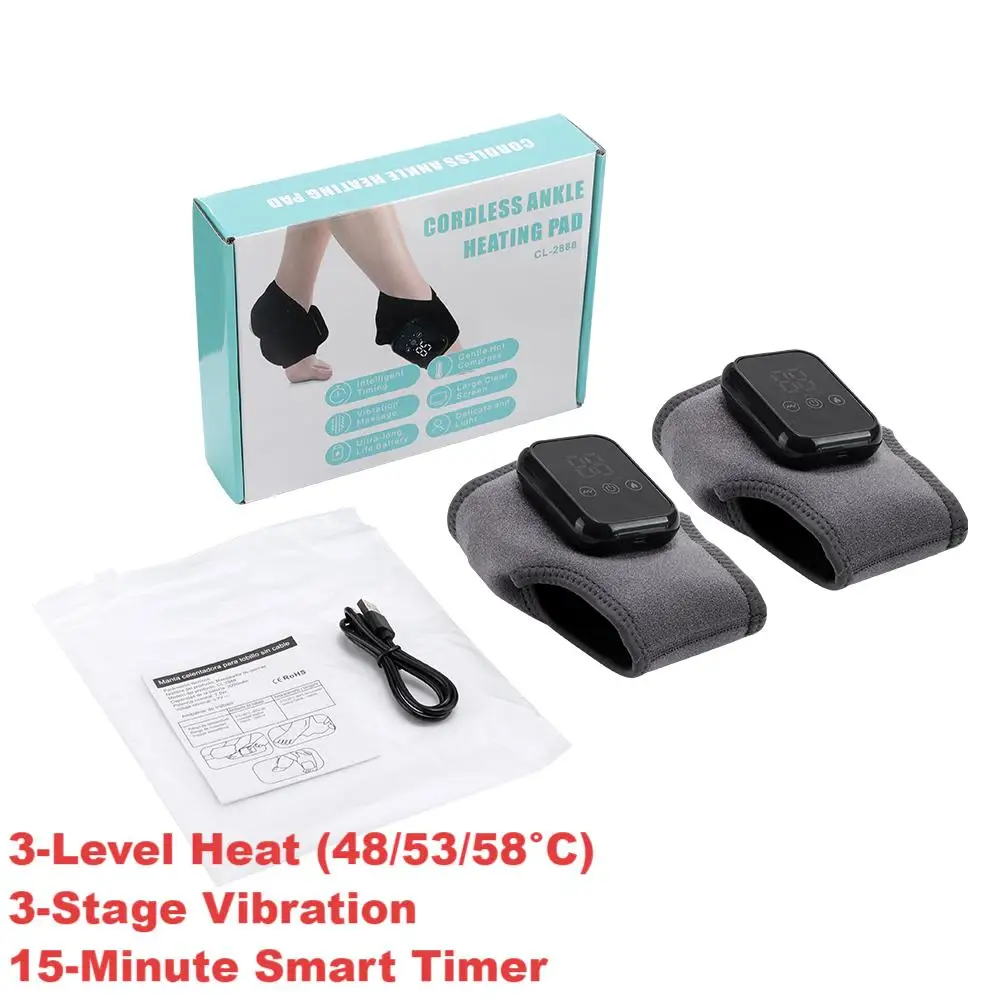مدلك حرارة القدم الساخن يضغط الاهتزاز مدلك الموقت...