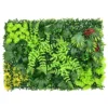 Artificial Plant Wall Reusable Grass Backdrop Wall Panel Plastic Garden Grass Flower Wall Fake Green Plant Hanging Fencing 1