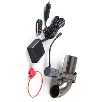 Kit Valvola di Scarico Elettrica da 2", 2.5", 3" con Telecomando Wireless, Set Valvola per Tubo di Scarico Auto