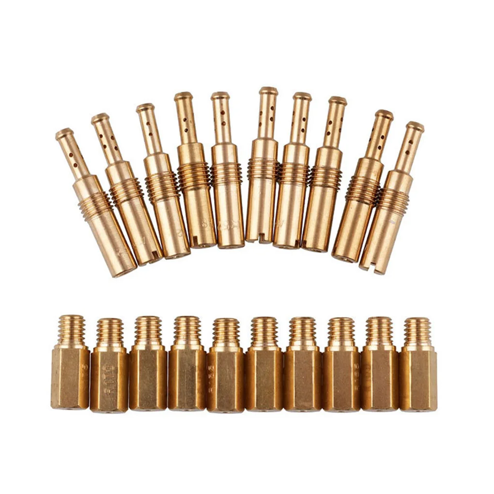 

20 Pieces Carburetor Fuel Nozzle Slow Pilot Jets Carburetor Vice Injectors