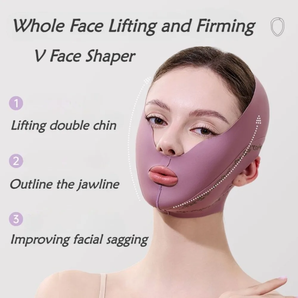 Face Slimming Bandage V Line Face Shaper Chin Cheek Lifting Belt Anti Wrinkle Band Facial Massage Strap Skin Care Tools