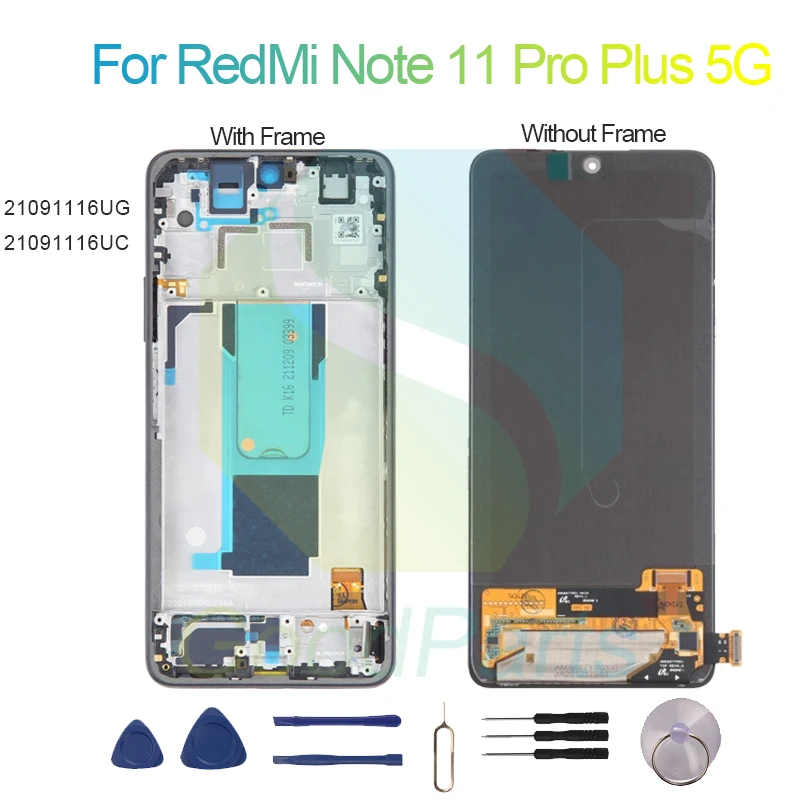 Ecran pour Xiaomi Redmi Note 11 Pro Plus 5G 6,67 21091116UG 21091116UC - VISIODIRECT