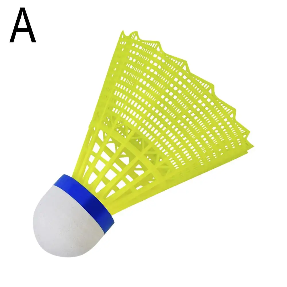 3/6PCS Shuttlecocks Yellow Nylon Shuttlecocks Badminton Indoor Outdoor Sports Badminton Training Balls badminton shuttlecock badminton ball