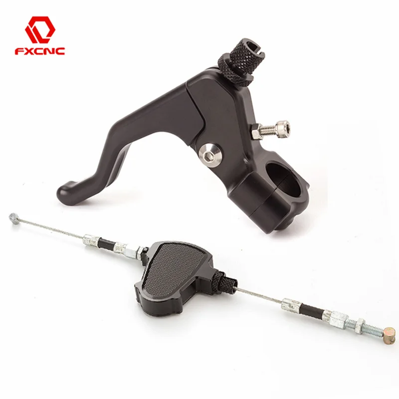 22Mm Universale Cnc Moto Sport Street Bike Dirt Bike Pitbike Motocross Leva Frizione Acrobatica Corta Sistema Di Cavi Easy Pull