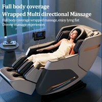 Massage Chair Full Body 8d Zero Gravity Luxury  Leathe  Electric 3D Spa Shiatsu Kneading Full Body Airbag Body Scan Sole  Chair 2