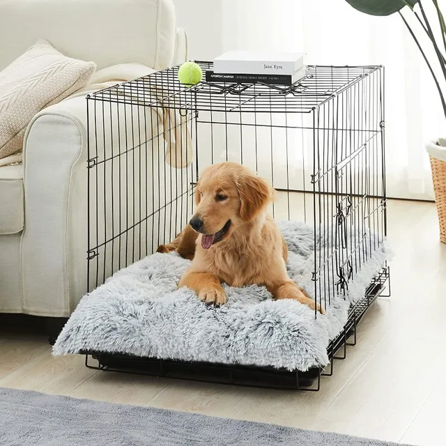 S453fadaf69da4ace828f4a9b7b2e4d4dc.jpg Plush Pet Pad Kennel Autumn and Winter New Warm Cat Pad Plush Thickened Pet Nest