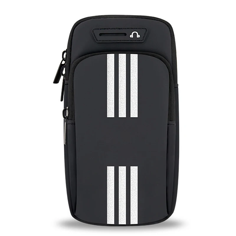Running Sports Bag Waterproof Non-slip Lightweight Jogging Phone Armband Durable Large Capacity Adjustable Men Women Armbag