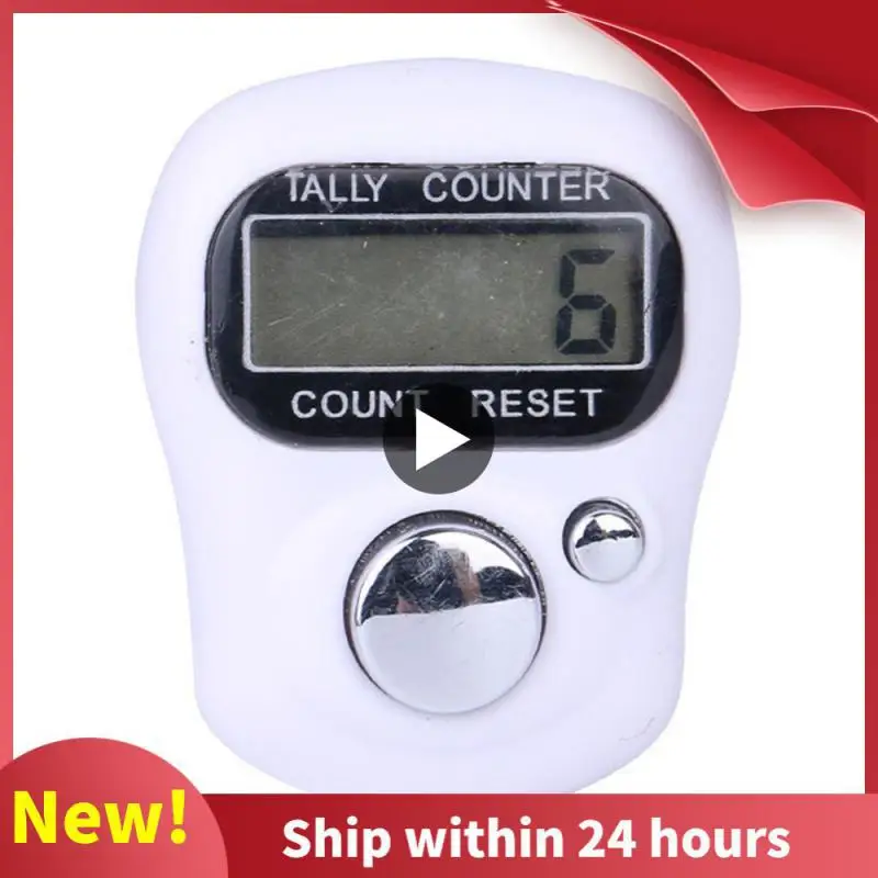 Hand Tally Counter Electronic Counter 1pcs Small Mini LED Digital Counter Finger Ring Key Measurement & Analysis Instruments Tool