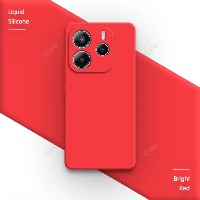 Classic Silicone Soft Phone Case with Lens Protection - Square Design