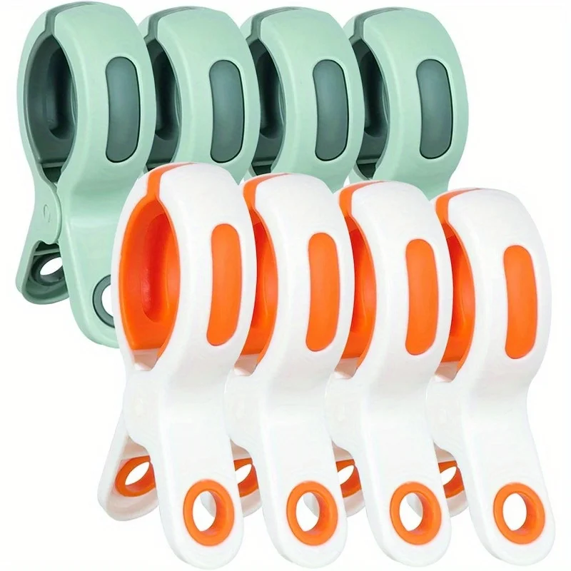 Beach Towel Clips Secure Towels on Windy Beach Days for Beach Chairs Windproof Clothes Hanging Peg Quilt Clamp Holder