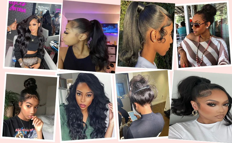 220% Hd Transparent 360 Full Lace Front Wig 40 Inch Pre Plucked Brazilian 13x6 Hd Lace Frontal Wig Bone Straight Human Hair Wigs